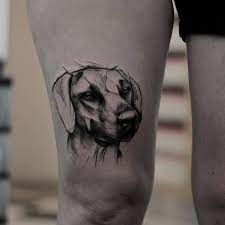 Sketchy Dog Tattoo By Kamilmokot Dog Memorial Tattoos Dog Tattoo Dog Tattoos