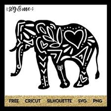 Doodle Elephant Svg Me
