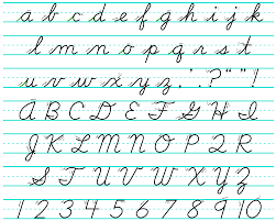Dnealian Script A Cursive Alphabet Lower Case And Upper