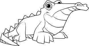 More 100 images of different animals for children's creativity. Crocodile Animal Jam Coloring Page Free Printable Coloring Pages For Kids