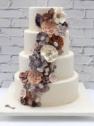 Traditional Wedding Cake With Great Attention To Detail Steampunk Wedding Cake Groom Wedding Cakes Round Wedding Cakes