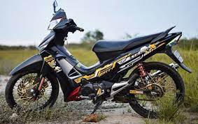 Для просмотра онлайн кликните на видео ⤵. Modifikasi Supra X 125 Warna Hitam Polos Dof Metalik Original Dll Racing 48