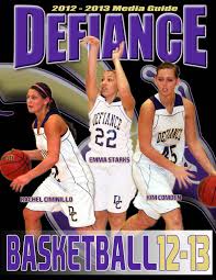 2012-2013 Defiance College Women's Basketball Media Guide by Defiance  College