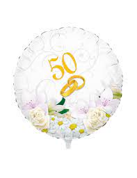 Gli anniversari di matrimonio sono dei momenti felici, in cui si festeggia il sentimento che unisce una coppia. Palloncino Alluminio 50 Anni Di Matrimonio Su Vegaooparty Negozio Di Articoli Per Feste