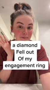 A diamond fell out of my engagement ring & I don’t have insurance #wedding  #bride #engagementring #marriedlife