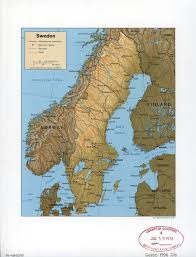 Sverige är ett skandinaviskt land som ligger i norra europa. Karta Sverige Fotokonst Tavlor Folkhemmet Com