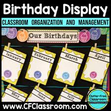 Birthday Display Birthday Chart Birthday Calendar