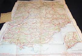 Retrouvez en ligne les vols en promotion et les horaires des vols. Grande Carte Routiere No 17 Midi De La France Section Est Htes Et Bses Alpes Provence Cote D Azur