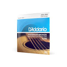 Ej16 Phosphor Bronze Acoustic Guitar Strings D Addario