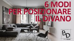 Un divano angolare piccolo di nome e di fatto. 6 Modi Per Posizionare Il Divano Belula Design Youtube