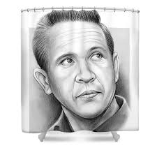 Buck Owens Art Print by Greg Joens