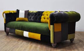 Chesterfield Patchwork Sofa Color Palette En 2020 Canape Colore Canape Chesterfield Et Canape Patchwork