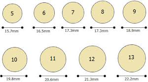 2 Print Our Ring Sizer Men U S Actual Ring Size Chart