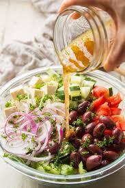 Authentic, delicious greek vegan salad dressing. Vegan Greek Salad Connoisseurus Veg