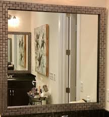 Lexington Metallic Ash Frame Bathroom Mirror Frame Mirror Frame Kits Bathroom Mirror