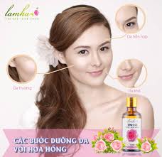 Các bước dưỡng da với tinh dầu hoa hồng với da nhờn và da khô