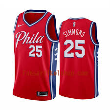 L breite unter den armen: Nba Philadelphia 76ers Trikot Ben Simmons 25 Nike 2019 2020 Statement Edition Swingman Herren