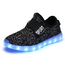 Amazon Com A2kmsmss5a Children Shoes Glowing Sneakers Led