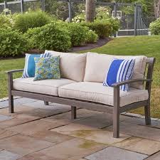 Rossi Sofa With Cushions Wicker Sofa Outdoor Patio Couch Patio Sofa