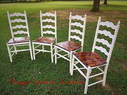 repurposed ladder back chairs by vintage southern creations ladder back chairs dinning room chairs chairs repurposed