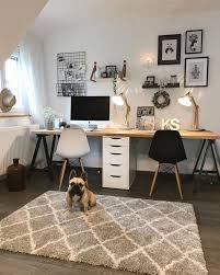 Modern home office ideas pinterest. Os Et Bureaux Ont Aussi Le Droit A Leurs Tapis Code Happynewyear 30 Lien Dans La Bio Home Office Design Home Office Decor Guest Bedroom Office