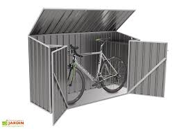 Coffre De Rangement Velos En Metal Jasper 78x300x131cm Coffre De Rangement Coffre Rangement Exterieur Range Velo