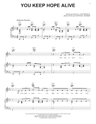 Check spelling or type a new query. Mandisa Jon Reddick You Keep Hope Alive Sheet Music Notes Chords Download Printable Pdf 450364