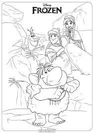 Kristoff Anna And Trolls Coloring Pages Disney Coloring Pages Elsa Coloring Pages Frozen Coloring Pages