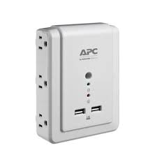 Mobile power 140w dc/ac inverter 120v. Apc Essential Surgearrest 6 Outlet Wall Mount Surge Protector Apcp6wu2 At Batteries Plus Bulbs