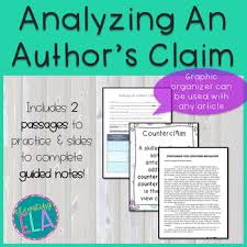 Authors Claim Worksheets Teaching Resources Tpt