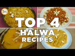 Top 4 Halwa Recipes Gajar Ka Halwa Andey Ka Halwa Suji Ka Halwa Amp Chanay Ki Daal By Food Fusion Youtube Recipes Gajar Ka Halwa Fusion Food