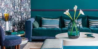 Take the living room below, designed by celerie kemble. Decorating With Teal Blue