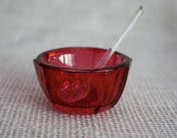 Get the best deals on ceramic salt & pepper shakers. Vintage Red Glass Salt Cellars By Periodelegance On Etsy 40 00 Salt Cellar Salt Dish Salt Container