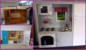 To install the panel in the cabinet, reassemble the slides. Recycle Tv Cabinet Into Kids Toy Kitchen Video