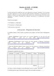 En effet, les impôts peuvent être regardant. Modele De Bail A Ferme Chambre D Agriculture D Eure Et Loir