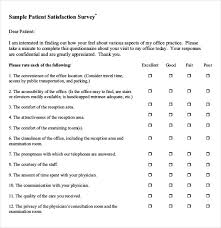 Patient Satisfaction Questionnaire Check More At Https Nationalgriefawarenessday Com 42757 Pati Survey Template Questionnaire Template Letter After Interview
