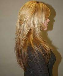 This bob style is all about the gorgeous blonde streaks and blunt ends. Choppy Layered Straight Hair Novocom Top