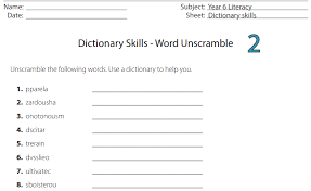 Words/letters used to identify companies and addresses. 106 Free Dictionary Activities Worksheets