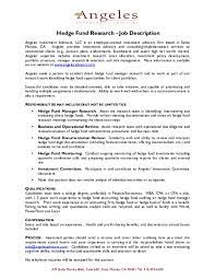 You may like chief financial officer job description templates. Pdf Hedge Fund Research Job Description Masego Bolele Academia Edu
