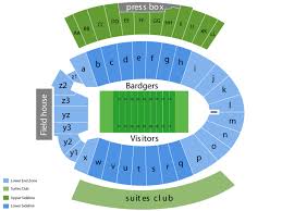 camp randall stadium seating chart and tickets formerly