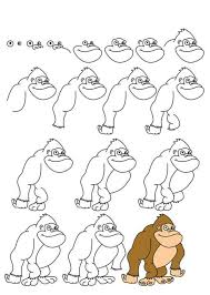 تعلم الرسم والتلوين كتاب حيوانات الغابة مصور وpdf قصة لطفلك in 2021 chimp gorilla education