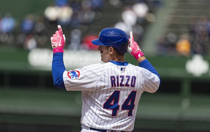 Anthony Rizzo during his time with Chicago Cubs – Chicago Tribune