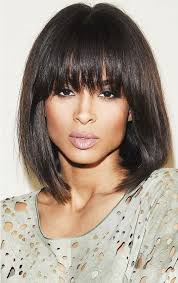 La Frange Lisse Coupe De Cheveux Cheveux Cheveux Courts