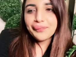 These pictures of Pakistani TikToker Hareem Shah with her incomplete lip  job leave fans worried | Photogallery - ETimes