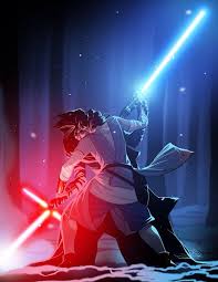 This Was The Most Epic Scene Ever Kylie Ren And Rey Star Wars Art Star Wars Episodes Star Wars Fan Art