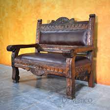 Shop our best selection of rustic & southwestern bedroom furniture sets to reflect your style and inspire your home. Santa Fe Bench Carved Benches Southwest Furniture Mexican Furniture