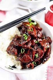Mongolian beef is very flavorful and delicious beef dish which is very easy to prepare at home. Easy Mongolian Beef With Rice Recipe Foodal