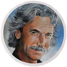 Sam Elliott Beach Towel by Bill Dunkley