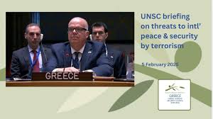 Security Council briefing on Threats to International Peace and Security  caused by terrorist acts - Greece for UNSC