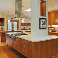 Mid Century Kitchen Design Ideas Pictures Remodel And Decor Mid Century Modern Kitchen Modern Kitchen Island Kitchen Columns